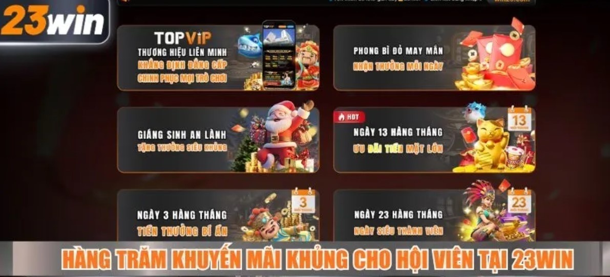 Sức hút từ khuyến mãi hoàn trả 23WIN