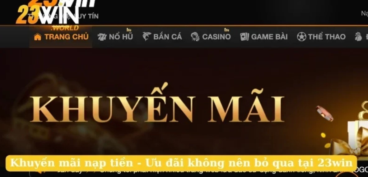 Thông tin về khuyến mãi game bài 23WIN